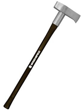Sägenspezi Spalthammer Spaltaxt mit 90 cm Stiel aus Hickory Holz 3500 g mit Lederschutz für die Schneide