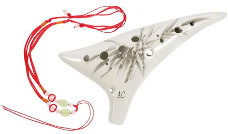 Vaguelly 12loch Keramik Tragbar Klassische Muskument Ethnisches Anfänger- Mit Schutztasche Professionelle