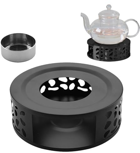 Stövchen Für Teekanne,Teestövchen,teewärmer mit teelicht Für Sämtliche | Teekannenwärmer,Stövchen Teewärmer Kaffeewärmer Aus Edelstahl Mit Kanne,Teewärmer Geeignet Zum Erhitzen Von Tee Kaffee Milch