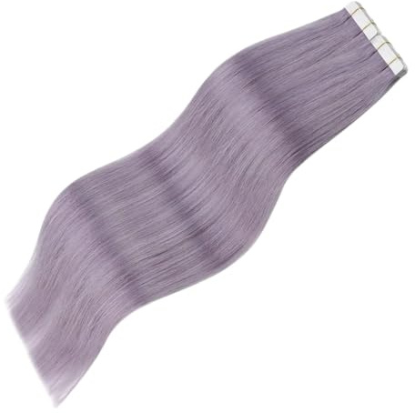 Extension For Capelli Con Nastro Adesivo Capelli Umani Capelli Viola Chiaro Extension For Capelli Con Nastro Adesivo Naturale Colorato Facile Da Usare(10 pcs,14inches)