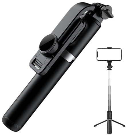 Support Téléphone Trépied Trépied Selfie | Stabilisateur Rétractable Lampe Trois Couleurs pour Maquillage Photo Enregistrement Streaming Gym
