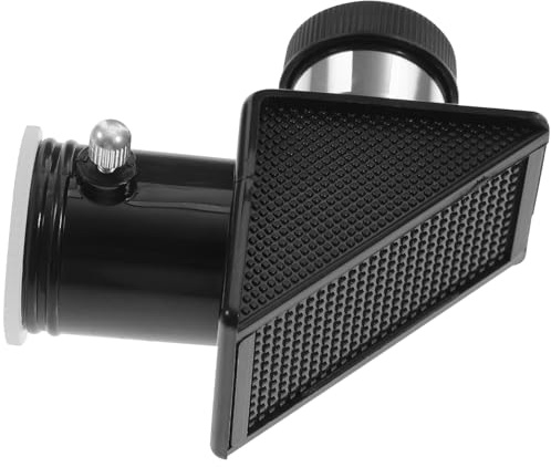 Mikikit Espejo Óptico de 90 Grados para Telescopio Catadióptrico Construcción Resistente y Cuerpo de Plástico y Vidrio de 0.965 Pulgadas para Observación Astronómica Varios Estilos