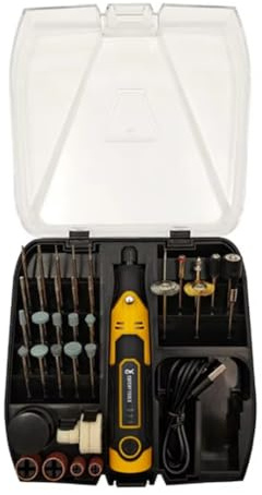 Bosiyrggrl Ponceuse Rotative Électrique Sans pour Perçage, Ponçage, Polissage, Kit de Mini Meuleuse, Stylo de Gravure en Résine Imprimée en 3D.