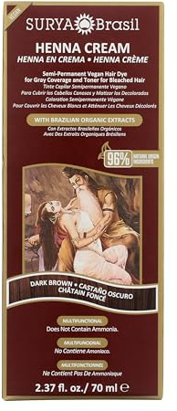 Surya Brasil Henna Dark Brown Cream - 2.37 Ounce