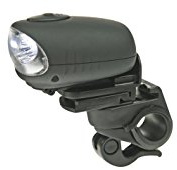 Velleman ZL388/7Powerful Bicycle Dynamo LED Light with Holder, 1 Grade to 12 Grade, 1.656 Height, 1.656 Wide, 2.75 Length, 3 LEDs