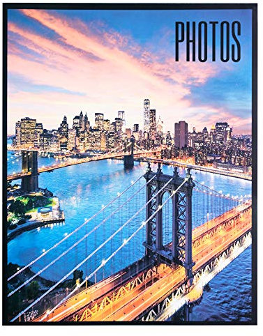 Grupo Erik: Album fotografico New York | Album foto 13x18 con 96 tasche e copertina flessibile, Album Fotografico 13x18 100 foto, Album foto 13x20, Foto 12x18 o Foto 13x19