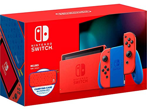 Nintendo Switch Console, MARIO RED & BLUE EDITION, HADSRAAAF