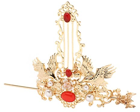 Beaupretty Chinesischer Haarschmuck Haarnadel Haarstange Retro Haarkrone Für Hochzeit Cosplay Hanfu Styling Damen Mädchen
