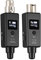 Trasmettitore e Ricevitore per Microfono Wireless, Microfono Ricaricabile Wireless Adattatore per Microfono per Microfono Dinamico, Mixer Audio, PA, Fotocamera