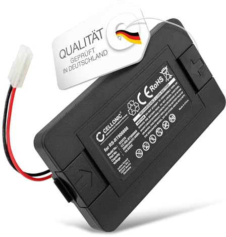 CELLONIC 1x Akku kompatibel mit Bagotte BAGOTTE, Fakir Robert II | 1x, (2600mAh-14.4V-Lithium-Ionen), Staubsauger Akku, für Bagotte BAGOTTE, für Fakir Robert II, für Rowenta RS-RT900866, RR682