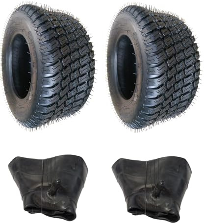 2 (Stk.) Schlauch + 2x 20x8.00-8 Wave 20 x 8.00-8 20x8-8 Reifen für Aufsitzmäher Rasentraktor Rasenmäherreifen 20 x 8-8 Reifenmantel Rasenreifen Mantel NEU