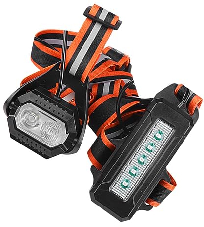 Yardwe 1satz Reflektierende Brustlampe Wiederaufladbare -lampe Für Nachtsport Tragbare Lauflichter Für Joggen Radfahren Und Camping Usb-ladefunktion Hohe Helligkeit Für Optimale