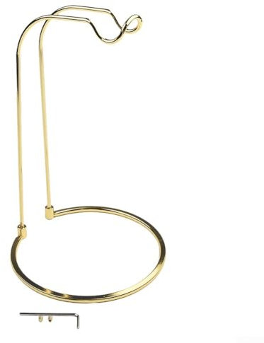 Angelrollen-Präsentationsständer, tragbarer Angelrollen-Halter, Angelzubehör, Angelrolle, Halterung, Metall, stabil (Gold L)