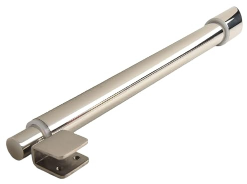Barre de support en acier inoxydable pour vitre de douche, porte de douche sans cadre, plaque fixe pour barre de support mur-à-vitre, verre de 8–12 mm d’épaisseur, espaces humides, parois de douche (1