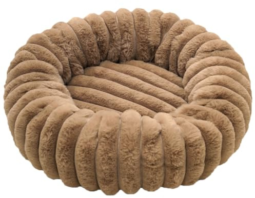 40cm/15.7in Panier Chien/Chat Donut,Lit Ronde en Forme de Beignet,Canapé