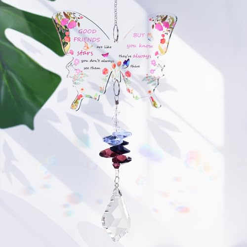 Surplex Regalos para mujeres, cristal atrapador de sol espiritual regalo de cumpleaños para mujeres, esposa, mejor amiga, Navidad, aniversario, regalos de graduación