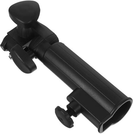 MOBUTOFU Umbrella Holder Adjustable Cart Trolley Bike Umbrella Stand Attachment for Golf Trolley Accessories and Compact Windproof