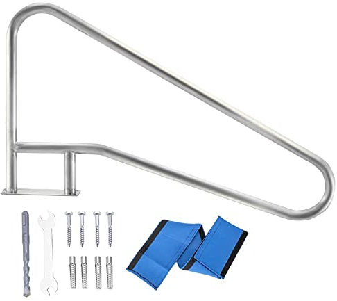 Rampe de Piscine 31X31 en Acier Inoxydable 304 pour Spa | Marchepied d'échelle d'épaisseur optionnelle Facile à Installer
