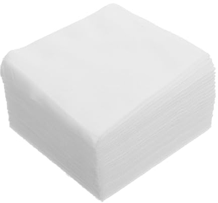 HAPINARY Lingettes Démaquillantes Usage Polyvalent 200 en Tissu Non Tissé Blanc Douces et Confortables Paquet de 200 Pièces pour Soin du Visage