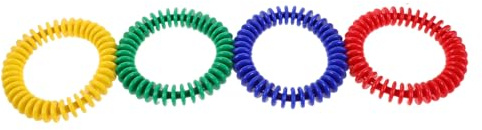FUNOMOCYA 4 Pièces Bague D'entraînement De Plongée Accessoire De Formation des Anneaux De Plongée Jouets De Piscine De Plongeon De Piscine Plastique
