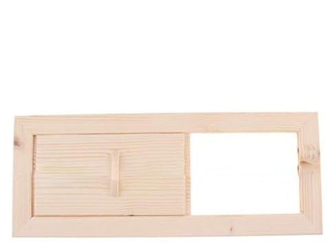 Genérico Kit de Ventilation de Sauna en cèdre, Accessoire de Panneau de