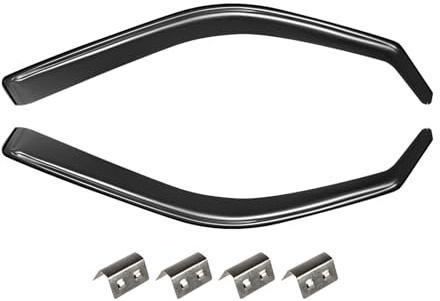 ISINEVER 2-Teilig Windabweiser kompatibel mit VW T5 2003-2015 & T6 ab 2016 Autofenster Regenschutz Regenabweiser Integrierte Deflektoren Integrierter Windabweiser