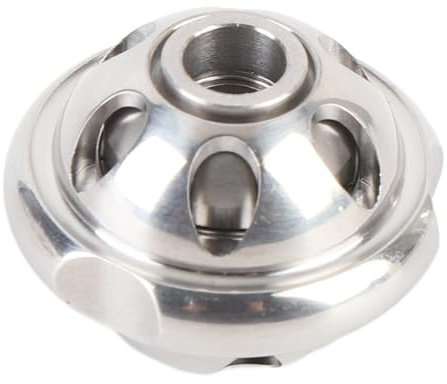 TOPINCN Gyroscope du Bout des Doigts en Acier Inoxydable, Jouet Anti-Stress Fait à la Main pour Adultes, Gadget Portable de Poche pour la Méditation, Le Bureau, la Maison, Cadeaux