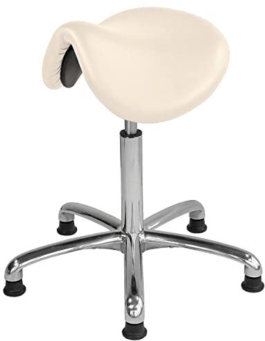 Sport-Tec Sattelhocker Exklusiv mit Polster und Gleitern, Rollhocker, Arbeitshocker