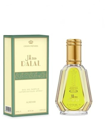Business Square – Parfum Oriental Al Rehab DALAL 50 ml aux Notes Gourmandes de Caramel, Vanille et Fleur d’Oranger – Pour Femme & Homme – Fabriqué à Dubaï