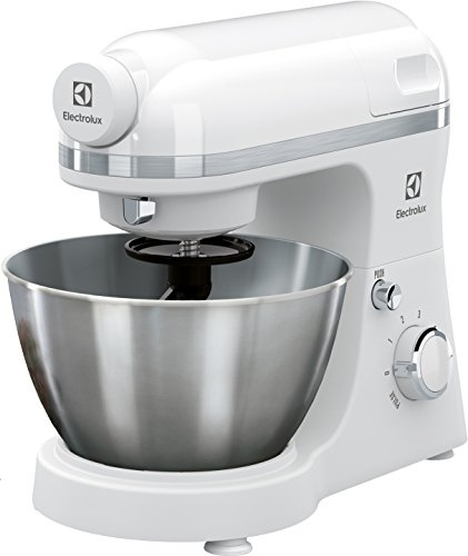 Electrolux EKM3010 Impastatrice Planetaria, 6 Velocità, 800 W, 4.1 Litri, Bianco