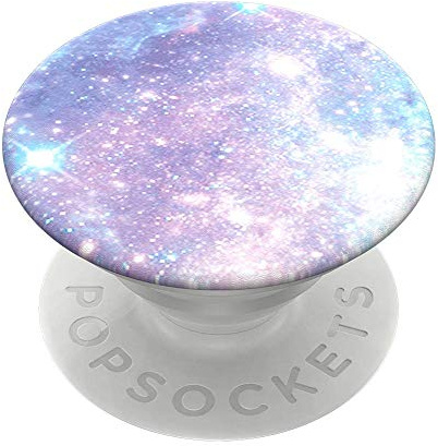 PopSockets PopGrip - Ausziehbarer Sockel und Griff für Smartphones und Tablets mit einem Austauschbarem Top - Stellar