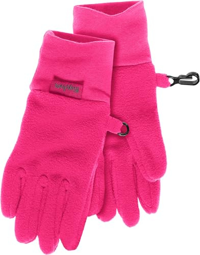 Playshoes Unisex Kinder Finger-handschuh Fleece Finger-Handschuh Fleece, Rosa, 5 (ca. 8-12 Jahre)
