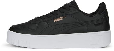 PUMA Carina Street, Sneaker Donna, Black Rose Gold White Metallic, 42.5 EU