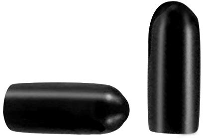 MACHSWON 10PCS Rubber End Caps 35mm ID PVC Round Tube Bolt Cap Cover Screw Thread Protectors Black
