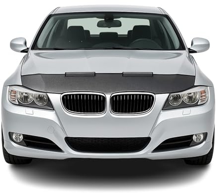 Haubenbra Steinschlagschutz Bonnet Bra kompatibel mit BMW 3er E90 E91 2005-08 Carbon Halb