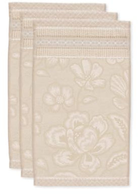 Pip Studio Gästehandtuch Set/3 Jasmin Jacquard Sand 30x50cm