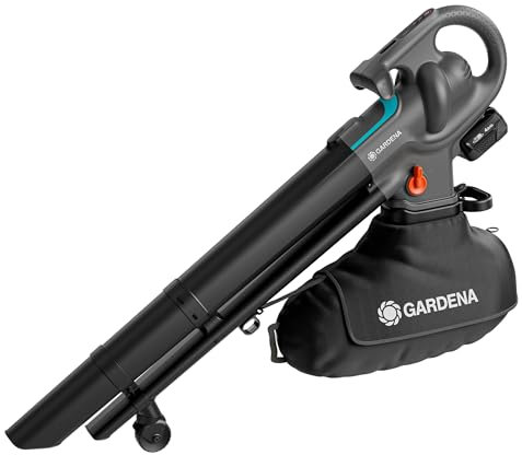 Gardena Laubsauger/-bläser PowerJetCollect, kraftvolle Saugleistung, Robustes Metallrotor-Design (14895-20)