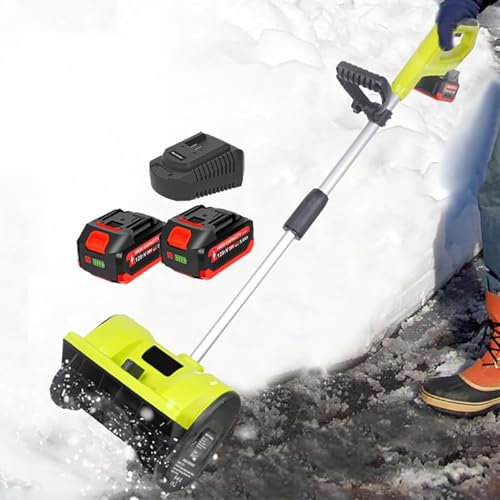 Spazzaneve Senza Fili - Pala Da Neve Elettrica Portatile, Spazzaneve Ricaricabile Da Esterno Con Elica A Spirale A Direzione Regolabile, Spazzaneve Distanza Di Lancio Di 8 M, For Strade Vialetto