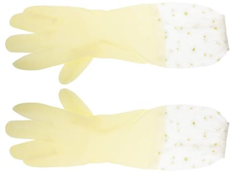 Beaupretty 2 Paar Gummi-geschirrspülhandschuhe Nicht Reinigend Wiederverwendbar Haushaltshandschuhe Für Die Küche