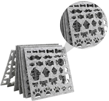 HAWILLOSCH 7piezas Plantillas Para Fieltrar De Lana Kit De Manualidades Molde De Aguja Apliques Kit De