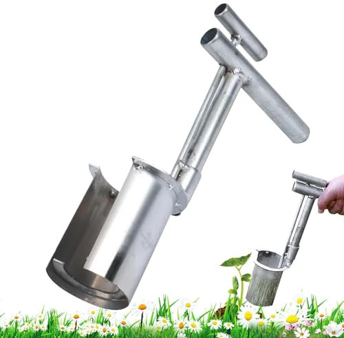 YRTUOP Outil de Transplantation de bulbes – Outil de Plantation de bulbes en Acier Inoxydable | Transplanteur de Baril de Jardin pour Creuser des Trous, Transplanter des, Planter des Fleurs