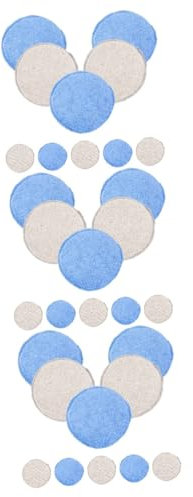 MUCKLILY 3 Sätze Wachsapplikatorpads Für Das Auto Wachsmaschine Schwämme Zum Reinigen Wachserhitzer Entferner Fluid Abfluss Reiniger Erfrischer Vakuum Gel Luft Puffer Schwamm 10 Stück * 3