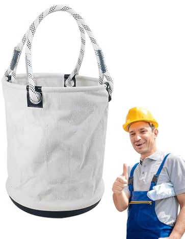 YNPQTDS Seau d'électricien | Seau de rangement en toile pour outils d'électricien, léger et robuste, poche de rangement pour jardin, construction, charpentier