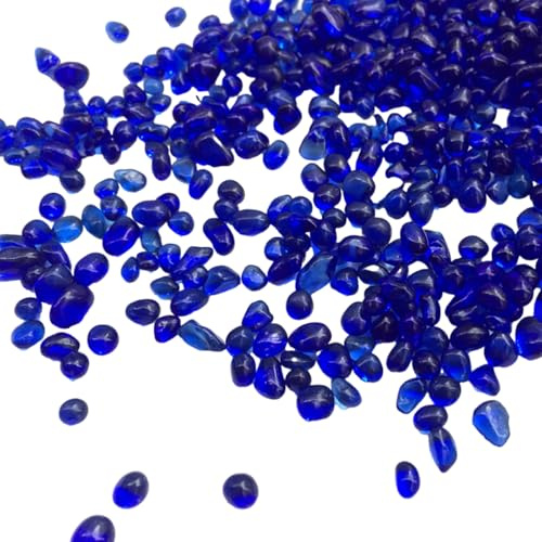 KAHDGSS 3-6mm Ghiaia Perline di Vetro Facile Da Pulire Perle di Vetro Per Acquari Aspetto Naturale Acquari Accessori Paesaggio Acquari Ghiaia