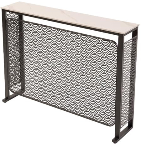 Funda para calentador de radiador con diseño hueco y marco de hierro forjado para cocina y baño
