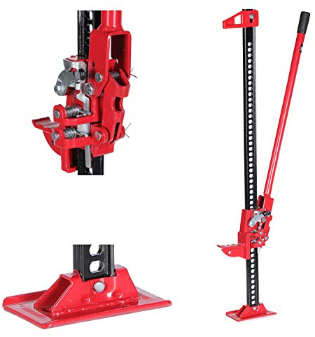 KATSU Farm Jack Heavy Duty 48 1200 mm 3,5 Ton Capacità di Carico Offroad Martinetto Cricchetto ad Alto Sollevamento Cric Fuoristrada per ATV 4x4 Trattori Camion 161195