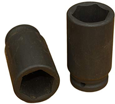 3/4 Druckluft-Schlagschrauber-Nuss SW 48mm / L=90mm Cr-Mo - 6pt