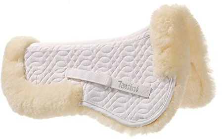 Tattini sattelkissens Lammfell Baumwolle, weiß