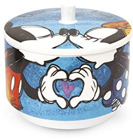 EGAN PWM41/B Zuccheriera, Modello Sweet Love, Porcellana, Blu