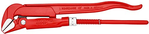KNIPEX Rohrzange 45° rot pulverbeschichtet 320 mm, 83 20 010